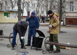 В трёх тамбовских скверах установили новые урны