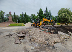В Мичуринске начали реконструкцию главной городской площади