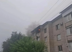 В Первомайском загорелась квартира из-за удара молнии