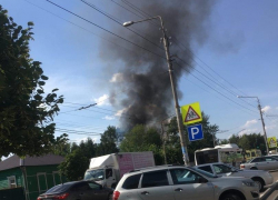 В Тамбове рядом с Базарной загорелось два дома