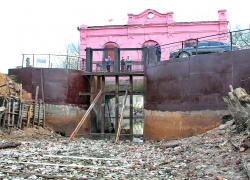 В Тамбове обсуждают «пересохшую» часть канала Цны у «Гидры»