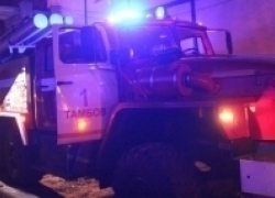 "Ауди А 8" сгорела в Тамбове на улице Кронштадтской