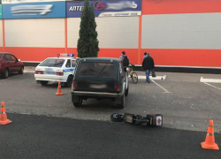 В Мичуринске «Нива» столкнулась с электросамокатом