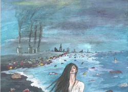 Рисунок жердевской студентки станет масштабным полотном на стене дома