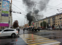 В Тамбове вновь загорелся пассажирский автобус
