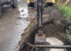 На юге Тамбова из-за порыва трубы отключили воду и отопление