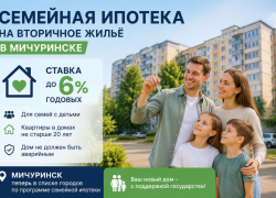Мичуринск вернули в программу семейной ипотеки на вторичное жильё