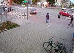 На перекрёстке в центре Тамбова произошла очередная авария 