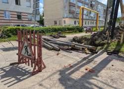 В Моршанске начали менять теплотрассы перед новым отопительным сезоном