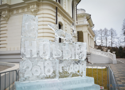 Снега нет, но вы держитесь! Парк Усадьбы Асеевых украсили ледяные скульптуры 