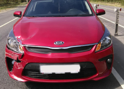 Девушка на KIA Rio догнала «девятку» по дороге в Рассказово
