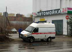 В Тамбове такси столкнулось со «скорой» и загорелось