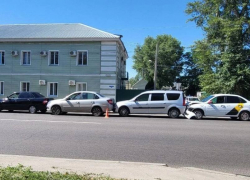В Тамбове на Карла Маркса столкнулись «гармошкой» 4 машины