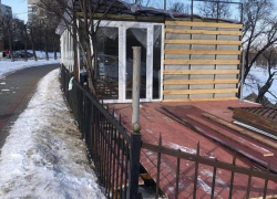 Строительство павильона на Набережной прекращено без судебного разбирательства