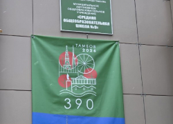 В Тамбове начали использовать спорный символ 390-летия города в оформлении зданий