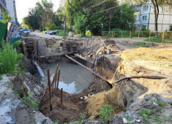 Сроки реконструкции коллектора на улице Подвойского в Тамбове вновь сдвигаются на неопределённый срок