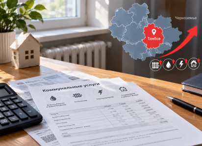 Тамбовчане ощутят рост платежей за коммуналку сильнее остальных в Черноземье