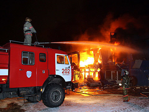 Пожар лишил жителей Жердевского района дома