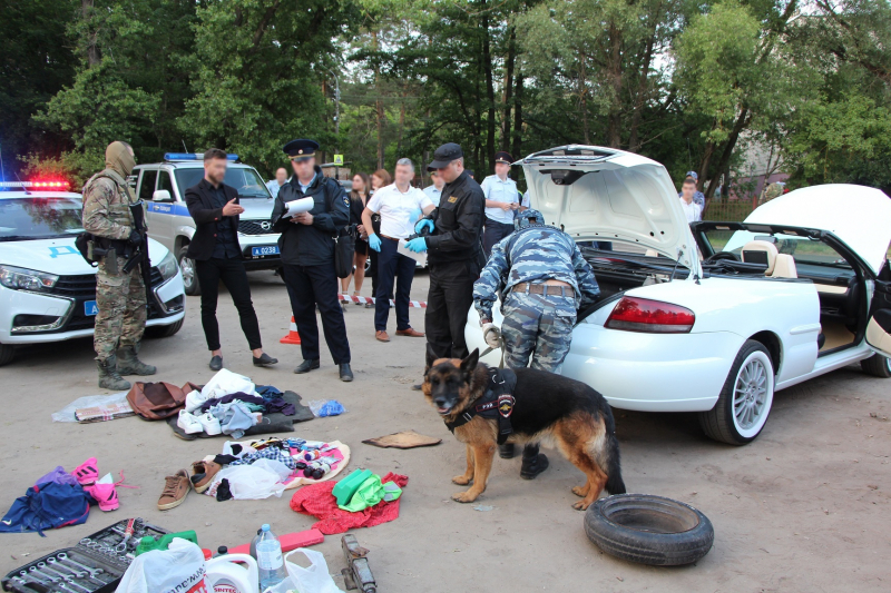 В Тамбове полиция задержала молодёжь на дорогих кабриолетах в балаклавах с автоматами