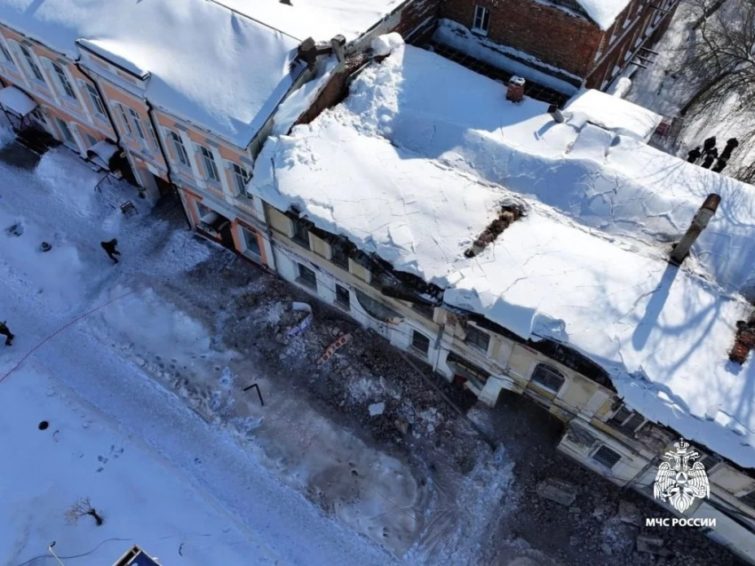 В Тамбове возбудили дело о халатности после обрушения старинного дома