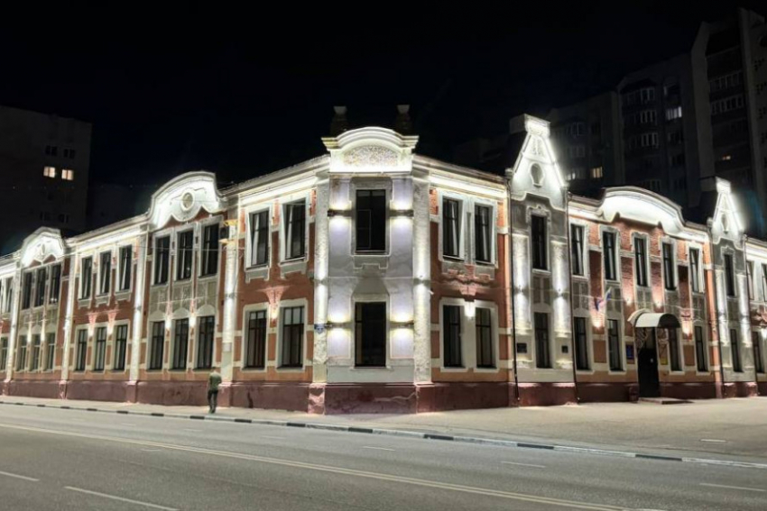 На ночную подсветку зданий лицея и комитета архитектуры в Тамбове потрачено более 4 млн рублей 