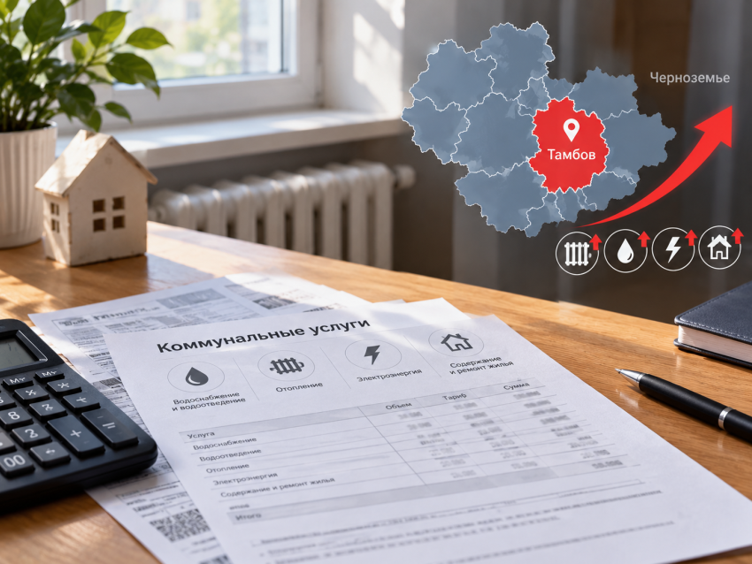 Тамбовчане ощутят рост платежей за коммуналку сильнее остальных в Черноземье