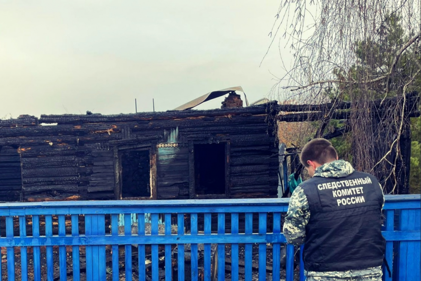 В Сосновском районе сгорел дом, погиб пожилой мужчина