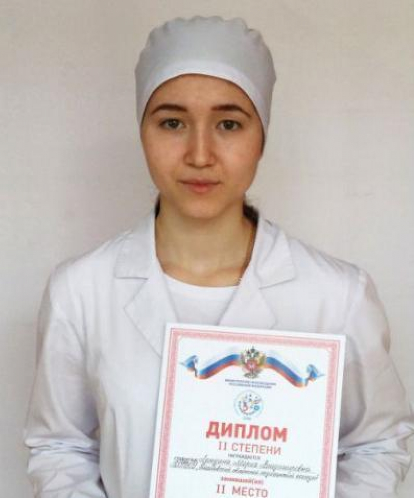Студентка Тамбовского медколледжа вошла в тройку лидеров Всероссийской олимпиады профмастерства
