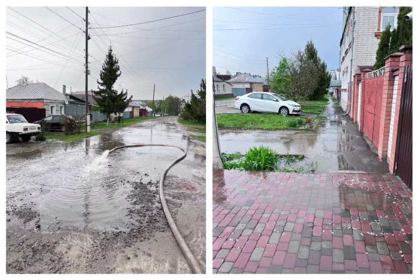 В Тамбове канализация подтопила несколько домов