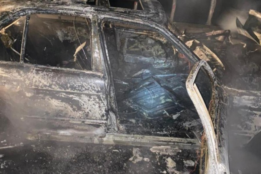 В Никифоровском районе сгорел автомобиль после столкновения с фурой