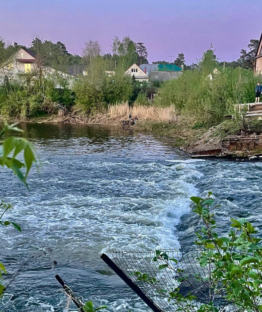 Тамбовчане обеспокоены падением уровня реки в Цне в черте города