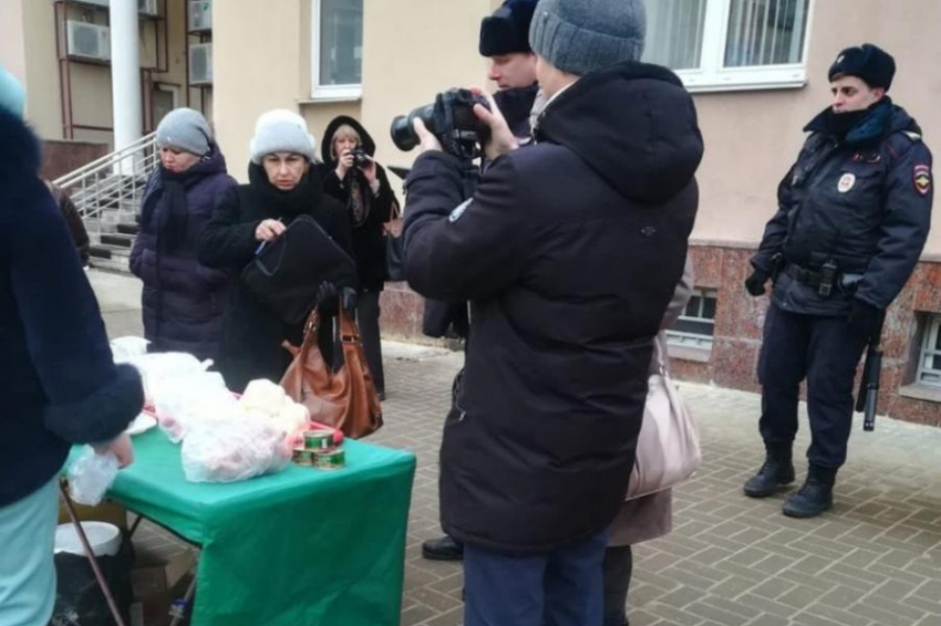 Тамбовчане продолжают незаконно торговать на городских улицах 