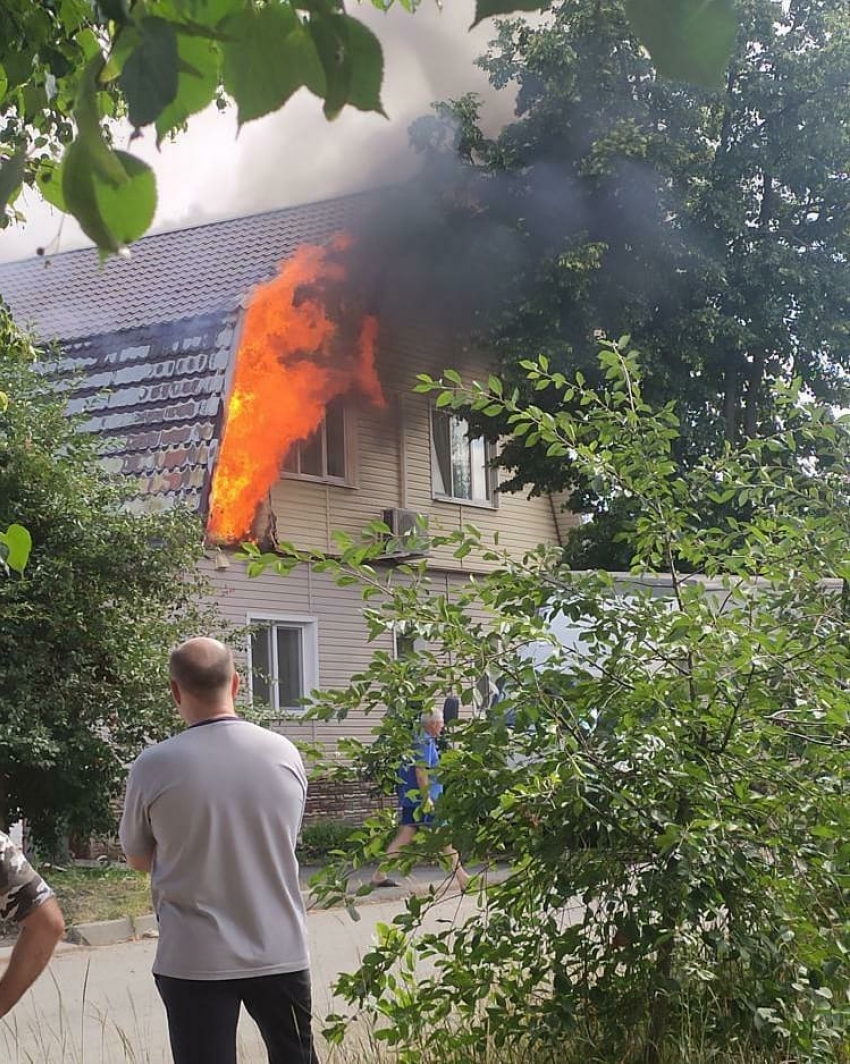 В Тамбове произошёл пожар в частном доме