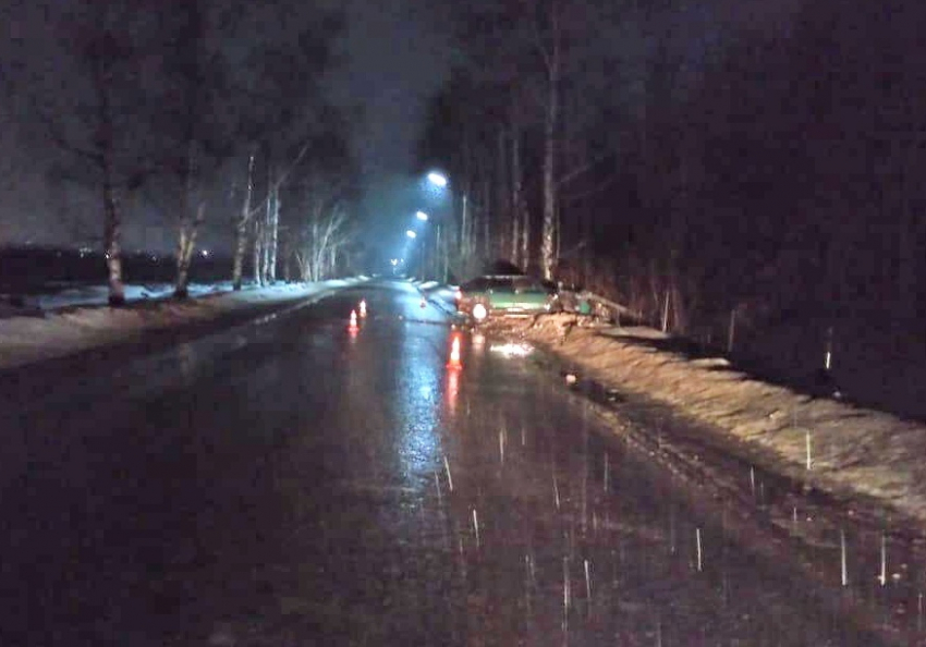 Девятнадцатилетний мичуринец не заметил столб 