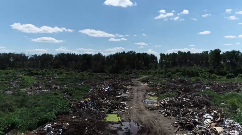 В Дмитриевке прямо под носом местных «эко-активистов» растёт гигантская несанкционированная свалка 