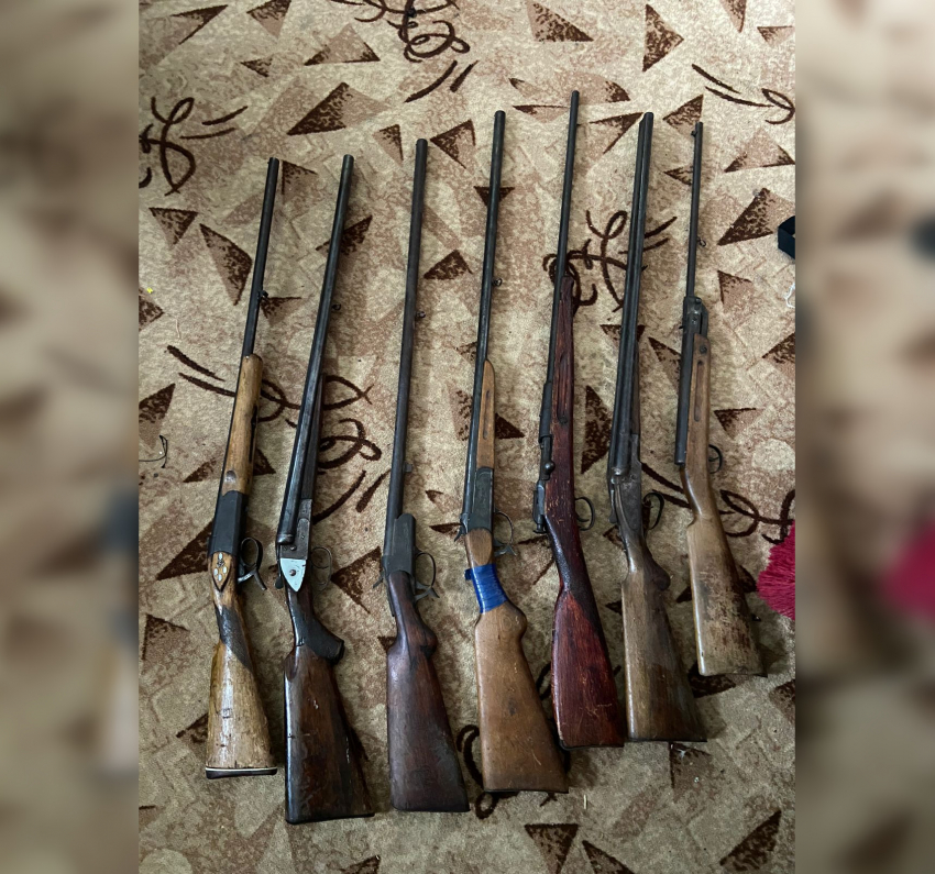 Тамбовские полицейские нашли незаконный арсенал в Умёте