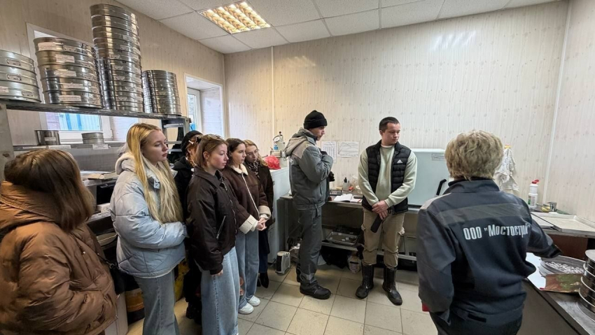Студенты ТГТУ познакомились с производством ООО «Мостострой»
