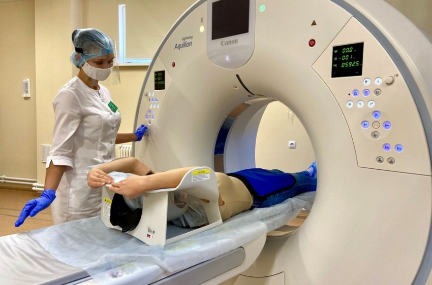 В Тамбовской областной детской больнице появился премиальный компьютерный томограф