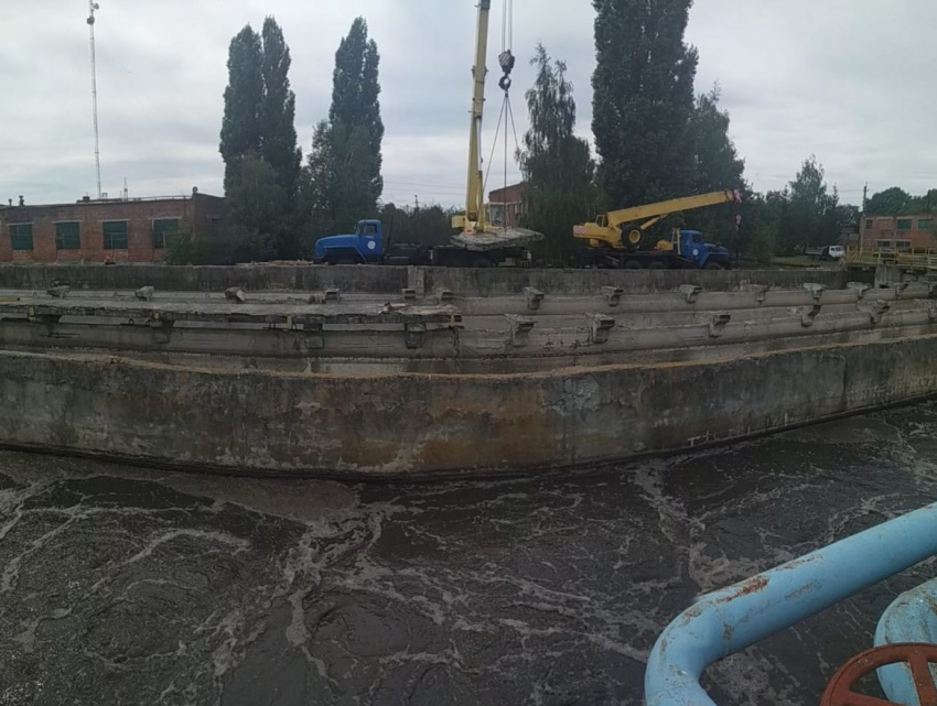 В Мичуринске продолжаются работы по реконструкции очистных сооружений