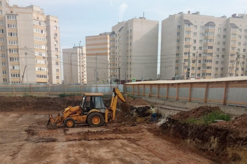 В Тамбове возобновили строительство Центра танцев в микрорайоне Телецентр