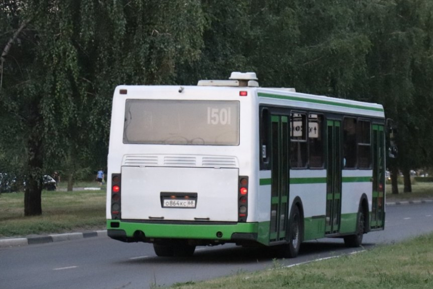 Беременная тамбовчанка чуть не выпала  на ходу из автобуса