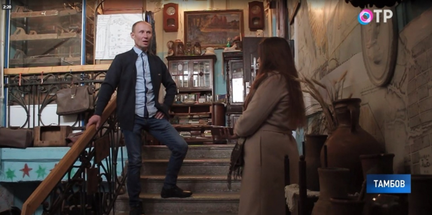 Тамбовский “музей в подъезде” показали по федеральному телеканалу