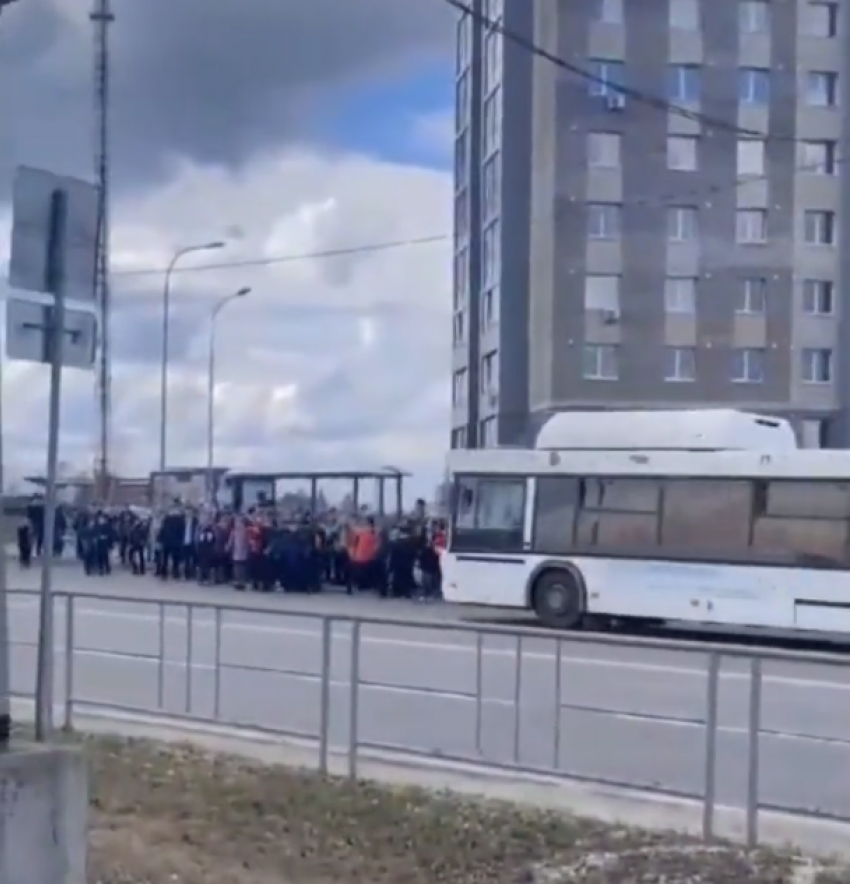 В Тамбове из-за давки школьников на остановке двое подростков попали под автобус