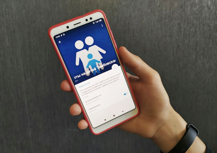 В Тамбовской области запустили Телеграм-бота по детским выплатам