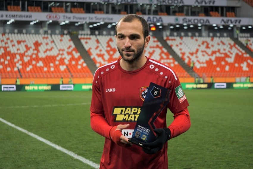 Мелкадзе останется в «Тамбове» до конца сезона