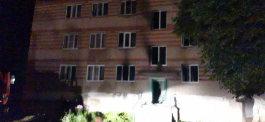 В Тамбовской области ночью загорелся дом-интернат для престарелых и инвалидов
