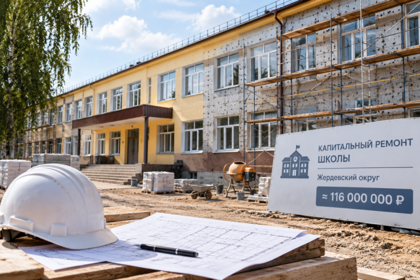 Власти снова объявили торги на капремонт школы в Жердевском округе почти за 116 миллионов рублей