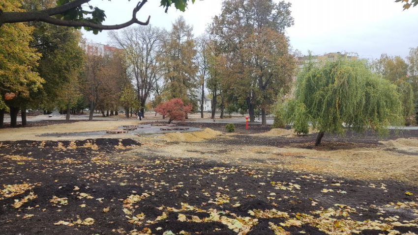 В Тамбове сквер Баратынского не благоустроят в срок