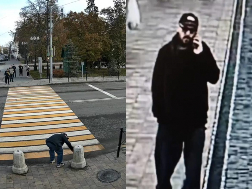 Вандала со свежеотремонтированного тамбовского Арбата разыскивает полиция 