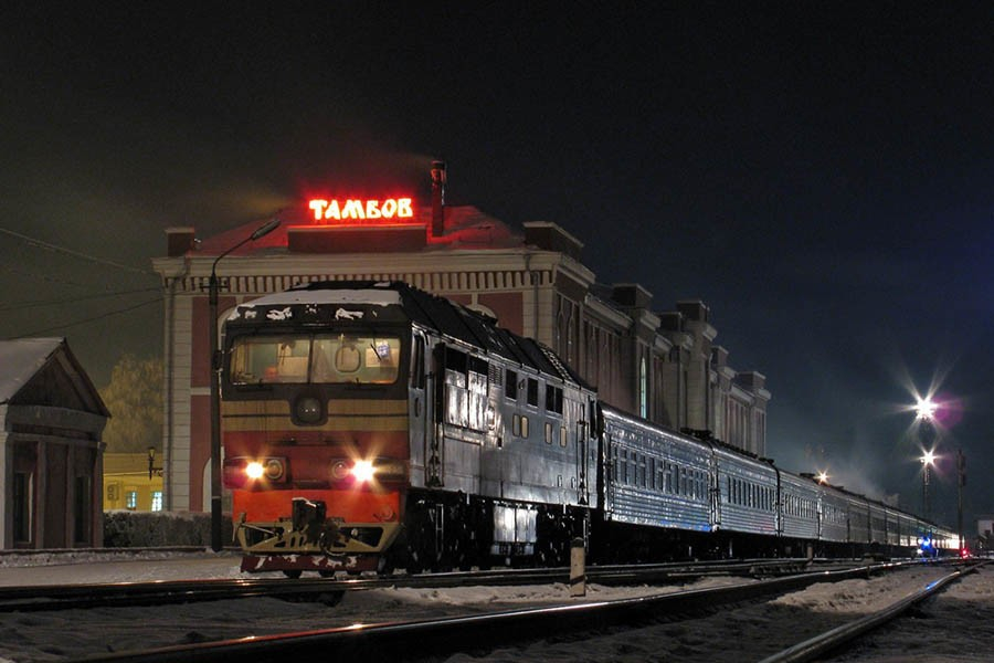 Фото поезд москва тамбов